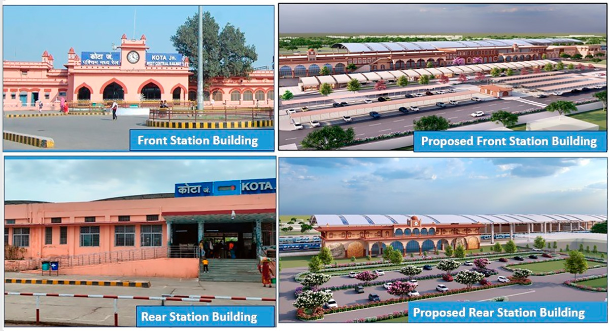 Kota Railway Station: कोटा जंक्शन के पुनर्विकास कार्यों ने पकड़ी रफ्तार, 2025 तक ऐसा लगने लगेगा स्टेशन