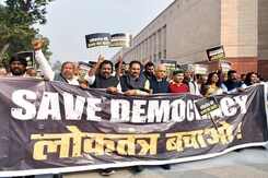 INDIA Bloc's Nationwide Protest Over Suspension Of Opposition MPs INDIA Bloc's Nationwide Protest Over Suspension Of Opposition MPs