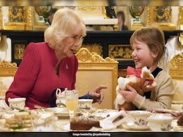 Queen Camilla Hosts Afternoon Tea For 7-Year-Old Girl With Brain Tumour At Windsor Castle Queen Camilla Hosts Afternoon Tea For 7-Year-Old Girl With Brain Tumour At Windsor Castle