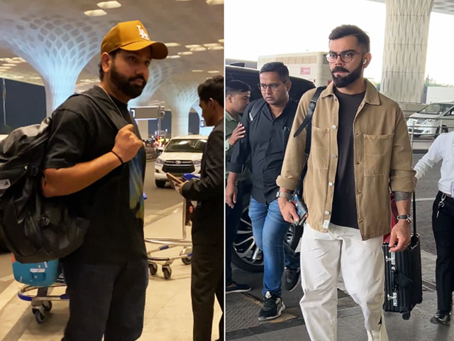 Virat Kohli, Rohit Sharma Leave For South Africa Series