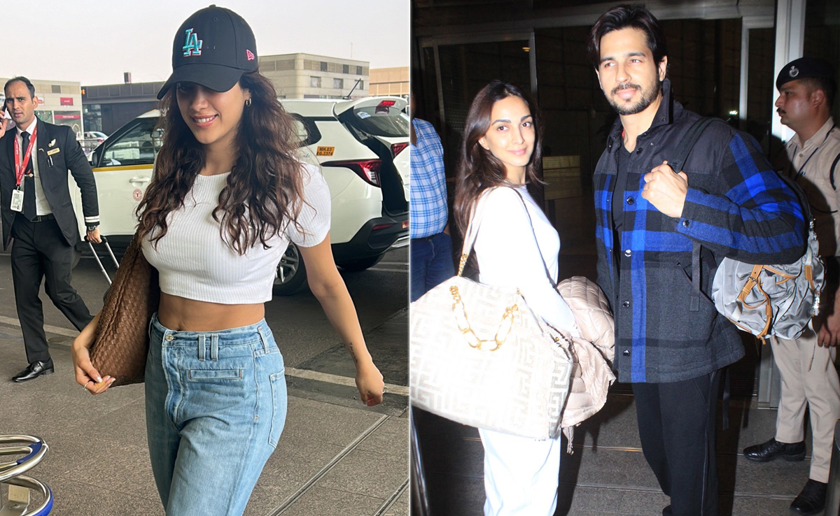 Kiara Advani-Sidharth Malhotra To Janhvi Kapoor, These Celebrities Dressed In Casual Chic To Kickstart Their New Year's Vacation