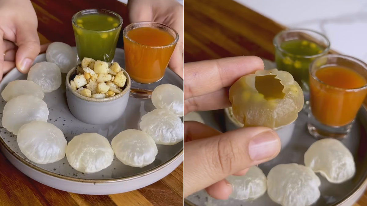 <i>Golgappe</i> With Rice Paper? Viral Recipe Video Sparks Heated Online Debate