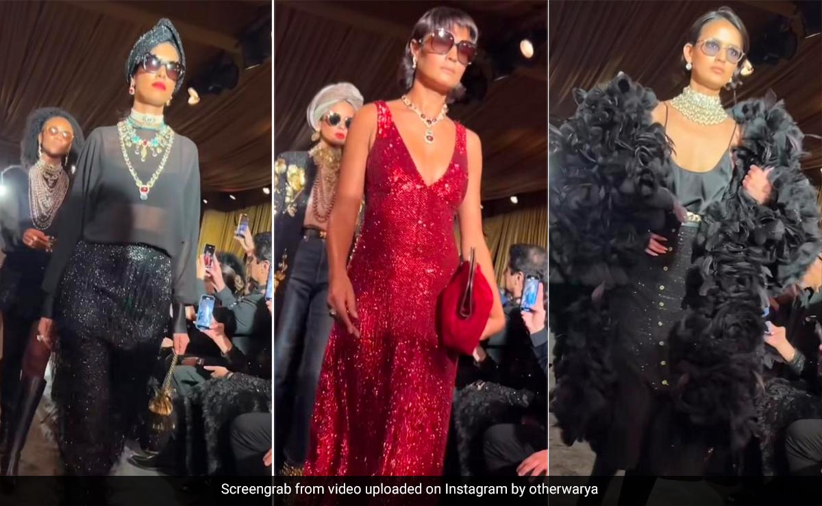 Sabyasachi's High Fashion Jewellery Showcase Was A Regal Affair With Crystal-Encrusted Jewels And Chic Ensembles