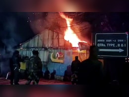 Fire At Border Police Camp On Srinagar Outskirts, No Deaths Reported Fire At Border Police Camp On Srinagar Outskirts, No Deaths Reported