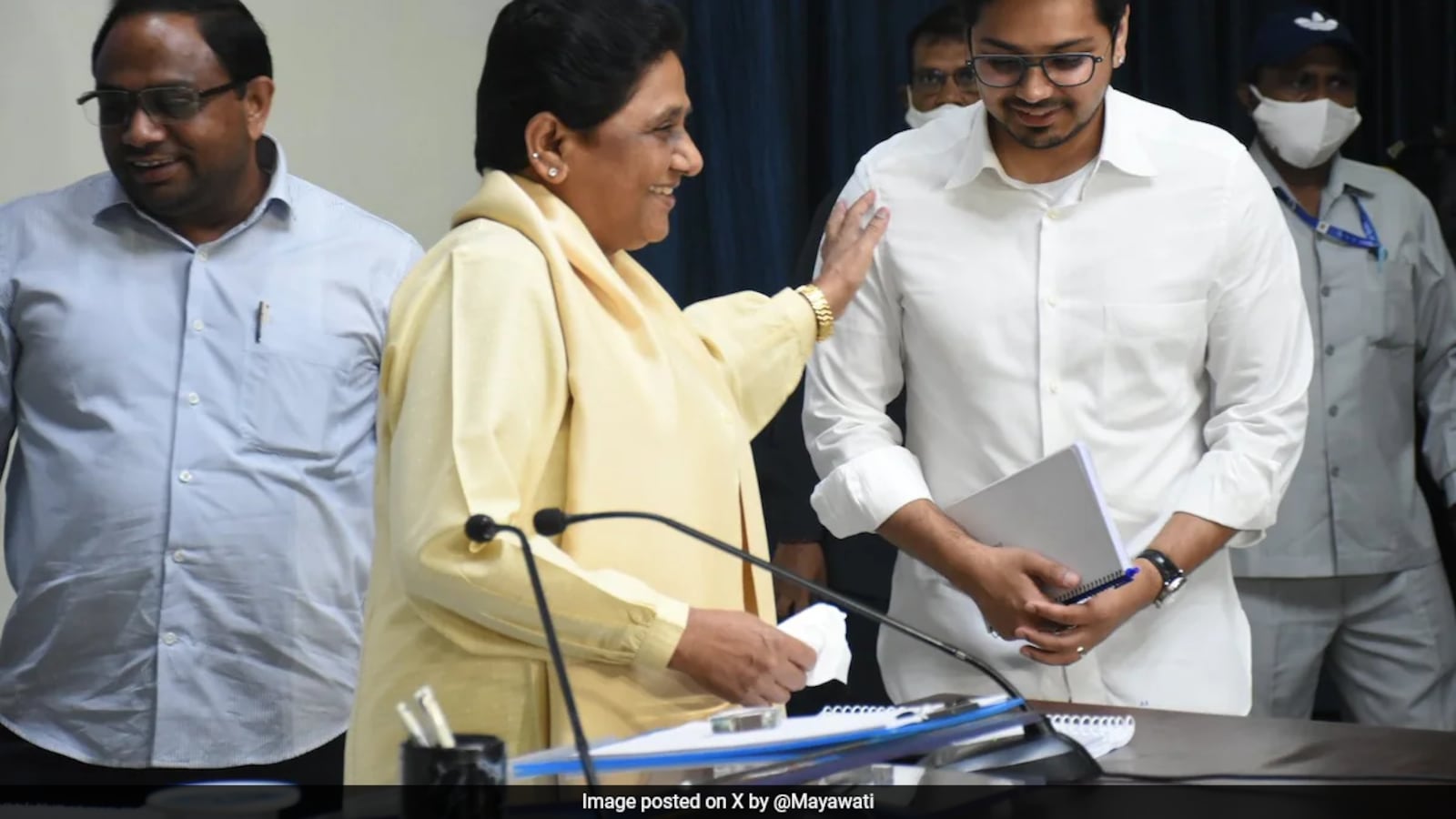 Mayawati Limits Nephew Akash Anand's Role, Announces BSP to Contest Elections Independently
