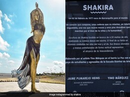 Shakira Statue's Plaque Attracts Internet's Attention. Here's Why Shakira Statue's Plaque Attracts Internet's Attention. Here's Why