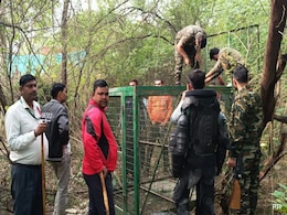 Operation To Locate The Wild Leopard In New Delhi's Neb Sarai Enters Third Day Operation To Locate The Wild Leopard In New Delhi's Neb Sarai Enters Third Day
