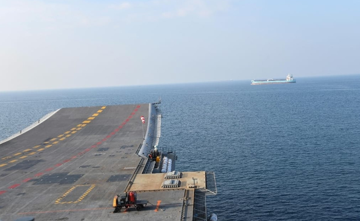 "Feels Good To...": INS Vikrant's Post After Getting New Radar, Missiles