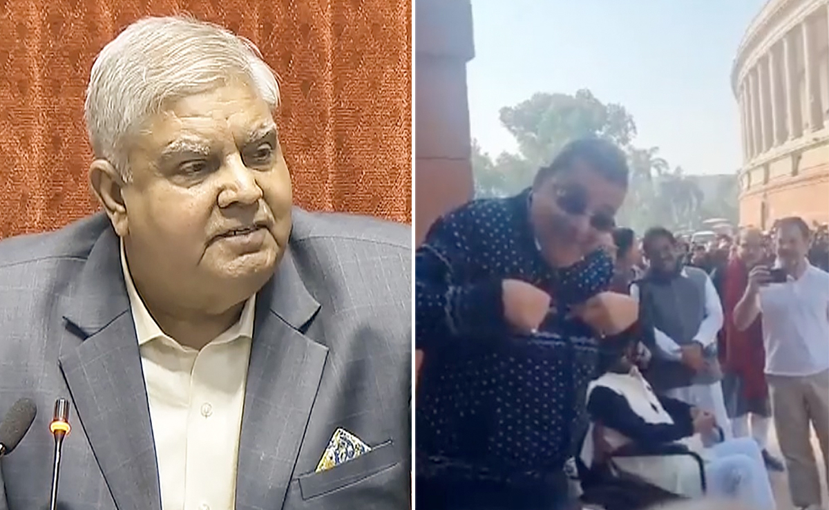 Amid Mimicry Row, Jagdeep Dhankhar's "Sanskaar" Swipe At Rahul Gandhi