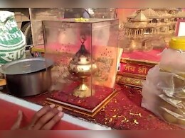 पीएम मोदी की जन्मस्थली वडनगर से अयोध्या जा रही अखंड ज्योति का भरतपुर में स्वागत, 13 सौ साल पुराने मंदिर से निकली है यह पद यात्रा