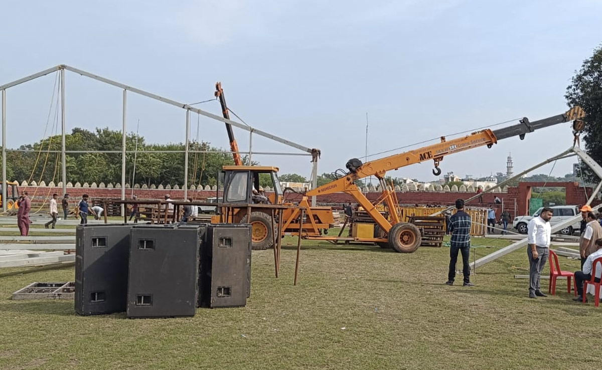 भोपाल में भारी पुलिस बल तैनात, शपथ ग्रहण में शामिल होंगे PM, शिवराज ने लिया तैयारियों का जायजा