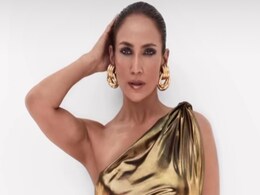 Jennifer Lopez's Cover Girl Style In A Golden Ralph Lauren Dress Served Ultimate Glam Jennifer Lopez's Cover Girl Style In A Golden Ralph Lauren Dress Served Ultimate Glam