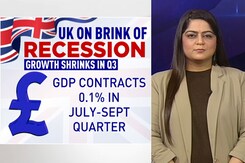 UK On Brink Of Recession As Growth Shrinks During July-September UK On Brink Of Recession As Growth Shrinks During July-September