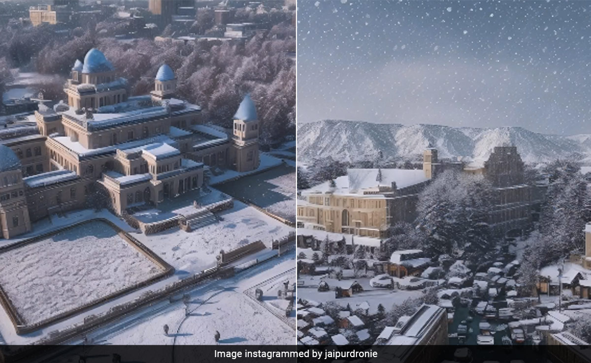 AI-Generated Pics Show Jaipur Covered In Snow, Internet Awestruck
