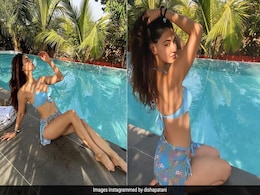 Disha Patani In A Blue Swim Set By The Pool Makes Beach Chic Fabulously Stylish In Phuket Disha Patani In A Blue Swim Set By The Pool Makes Beach Chic Fabulously Stylish In Phuket