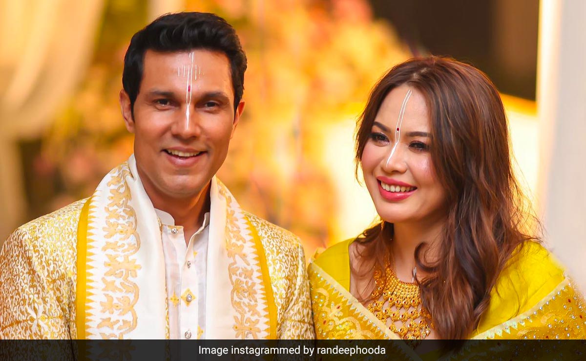 Randeep Hooda-Lin Laishram In New Pics From Their Wedding Festivities: "From 'I' To 'We' In A Happily Ever After"