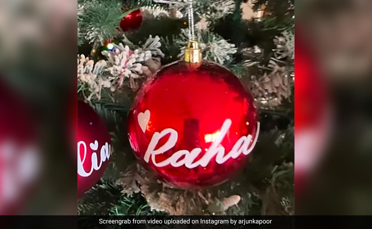 Soni Razdan's Christmas Tree Decor Name-Checks Raha And The Rest Of The Family