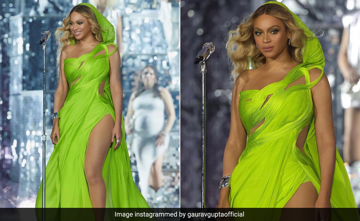 Throwback To When Beyonce Wore A Gaurav Gupta <i>Saree</i> Which Took Over 200 Hours To Create