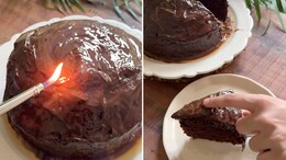 Viral Video: Here's How To Make Ranbir Kapoor's Chocolate Whiskey Flambe Cake