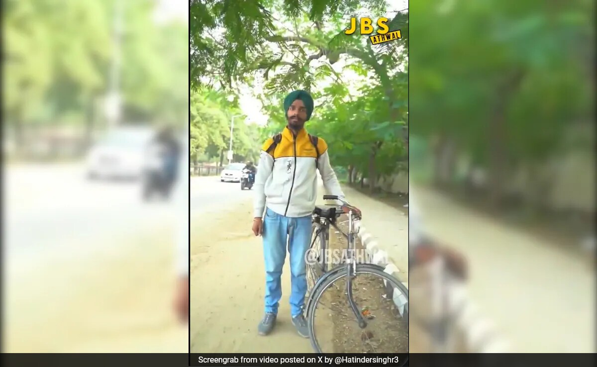 "40 Km Everyday On Bicycle": This Student-Turned-Food Delivery Agent's Story Melts Hearts On Internet - Vimarsana News