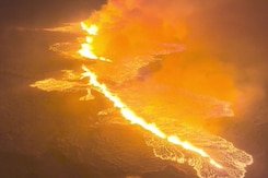 Video: Volcano Erupts In Iceland After "Swarm Of Earthquakes" Video: Volcano Erupts In Iceland After "Swarm Of Earthquakes"