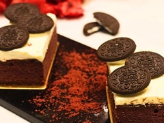 Red Velvet Oreo Brownie