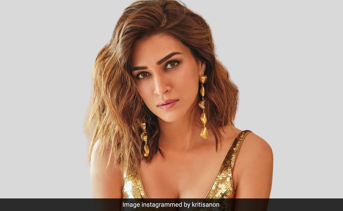 "All That Glitters" Brighter Than The Holiday Star Is Kriti Sanon As Covergirl In A Sequinned Bralette And Skirt