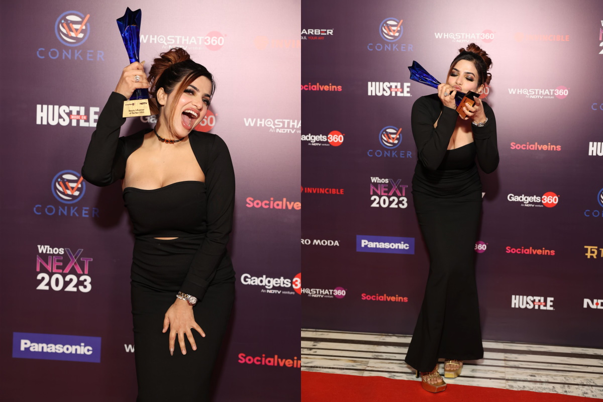 WhosNext 2023 Influencer Awards: Guneet Virdi Steals the Show with Dreamy Win & Stunning Photos!