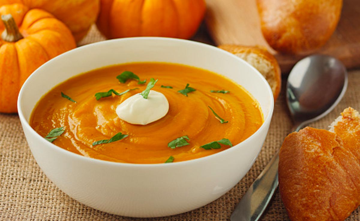 Pumpkin is rich in fibre, promoting digestion and helping regulate blood sugar levels
