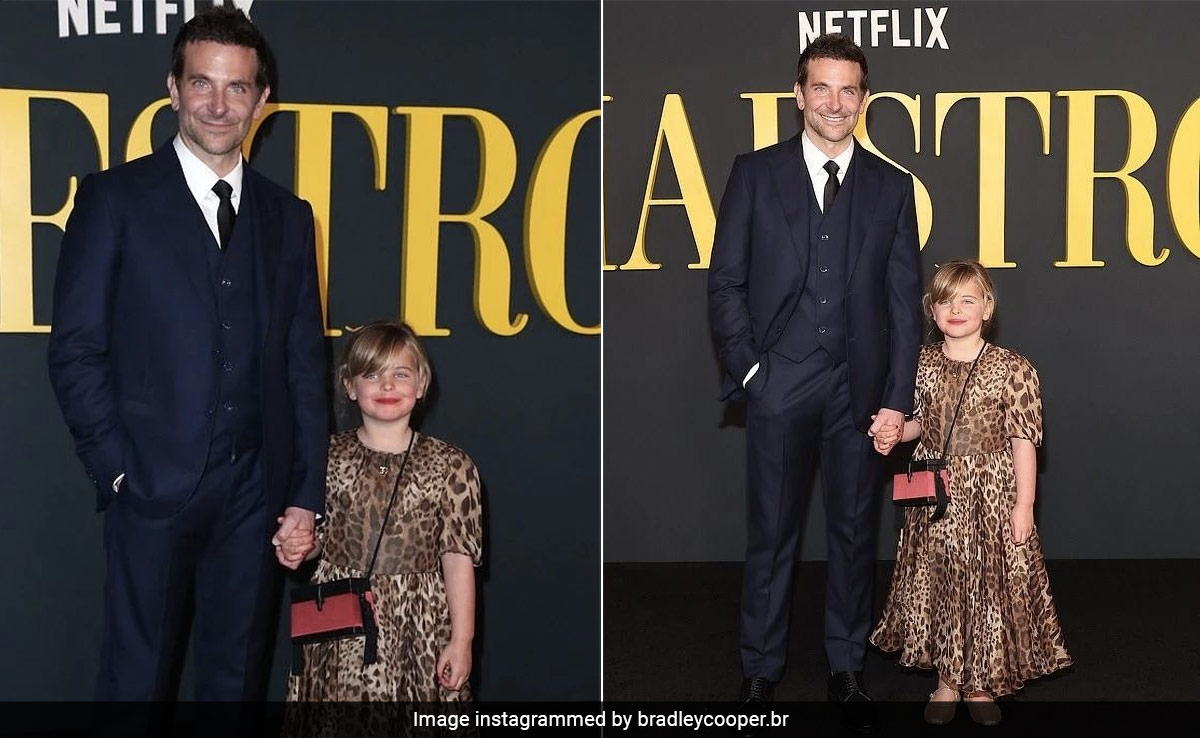 Bradley Cooper And His Daughter Lea De Seine Shayk Cooper Made An Adorable Red Carpet Style Statement