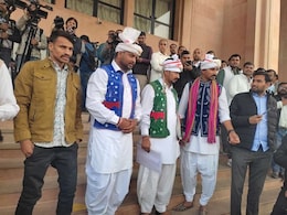 Rajasthan Assembly Session: आदिवासी विधायकों ने ली कुदरत की शपथ, पारंपरिक आदिवासी परिधान में शपथ लेने पहुंचे सदन