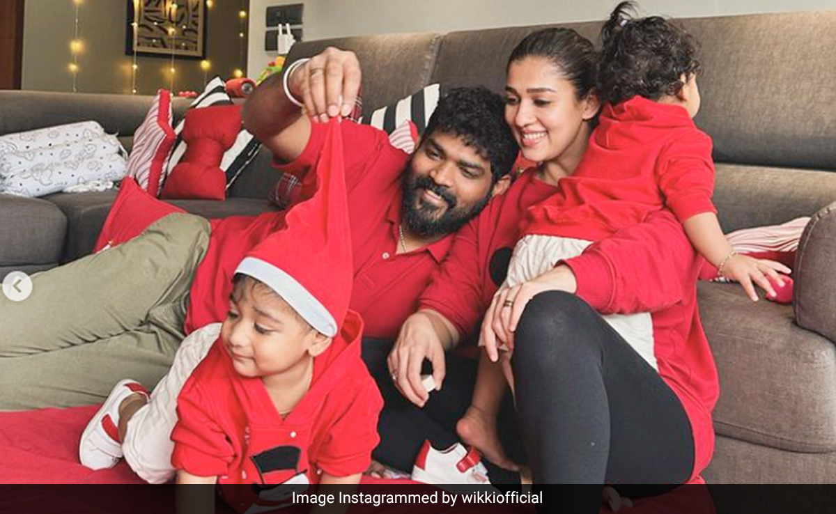 Christmas Greetings From Nayanthara, Vignesh Shivan And Twins Uyir-Ulag