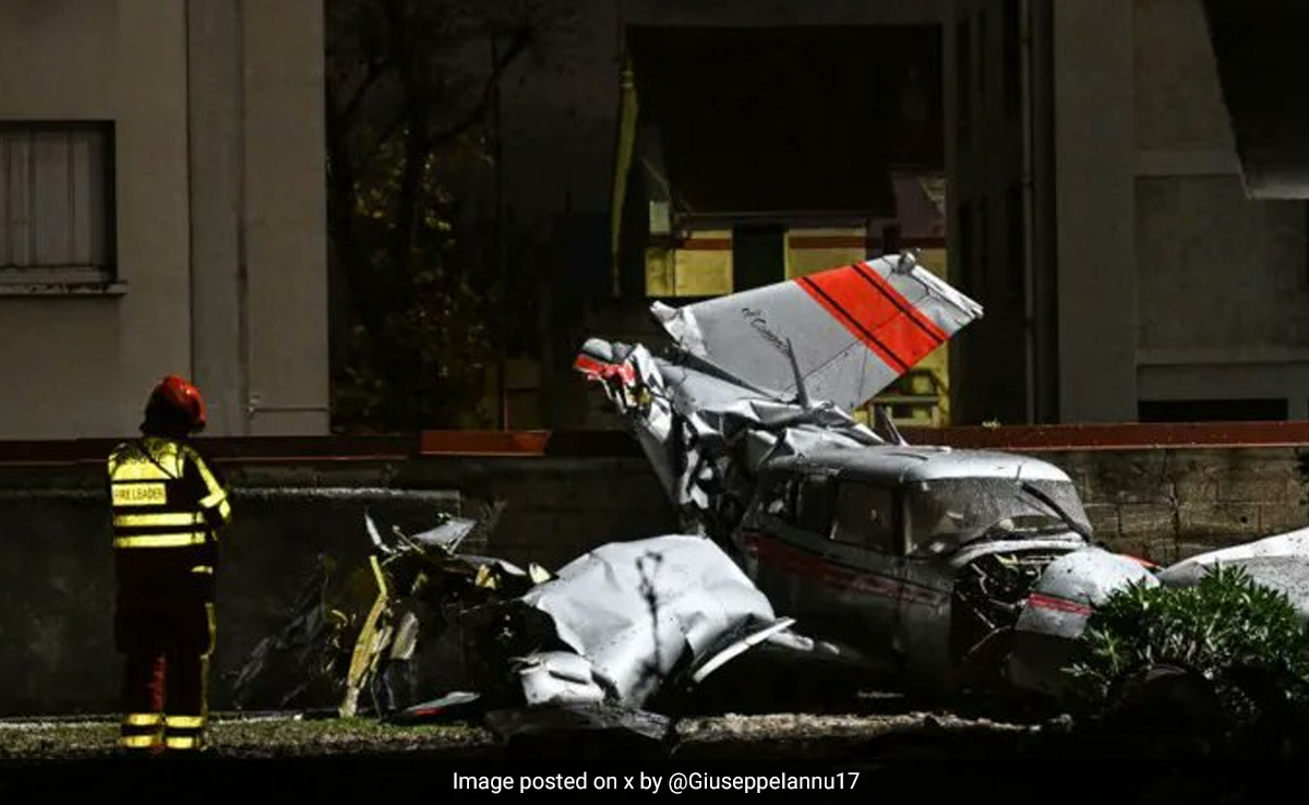 Small Plane Forced To Make Emergency Landing In Paris Suburb After Engine Failure