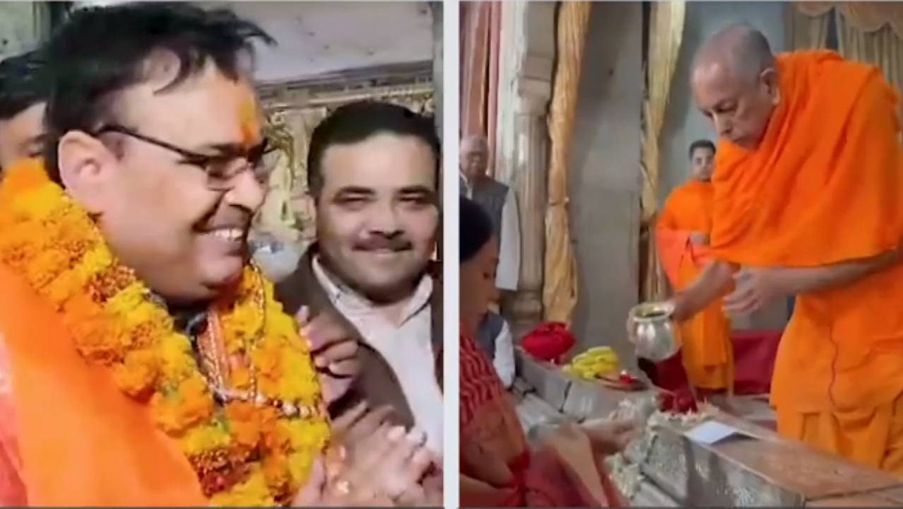 Rajasthan CM News: भजन लाल शर्मा और दिया कुमारी ने लिया भगवान का आशीर्वाद