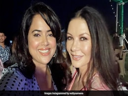 IFFI 2023: <I>Jab</I> Sameera Reddy Met Catherine Zeta Jones and Michael Douglas In Goa IFFI 2023: <I>Jab</I> Sameera Reddy Met Catherine Zeta Jones and Michael Douglas In Goa