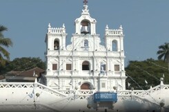 Goa: Tourists Throng Churches On Christmas Eve To celebrate Goa: Tourists Throng Churches On Christmas Eve To celebrate