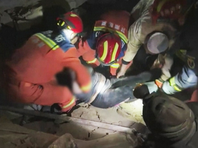 Trail Of Devastation In China After Massive Earthquake, Over 110 Dead