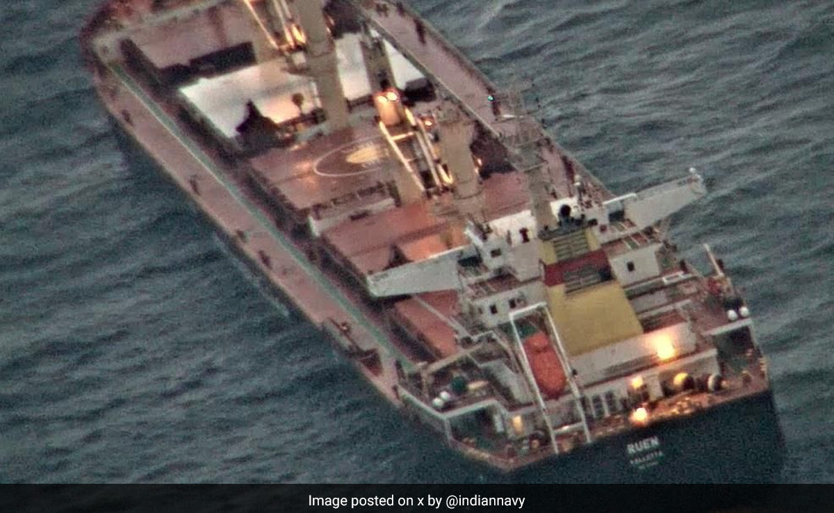 Indian Navy Warship Comes To Aid Of Malta Vessel Hijacked In Arabian Sea