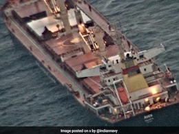 Indian Navy Evacuates Injured Sailor From Ship Hijacked In Arabian Sea Indian Navy Evacuates Injured Sailor From Ship Hijacked In Arabian Sea