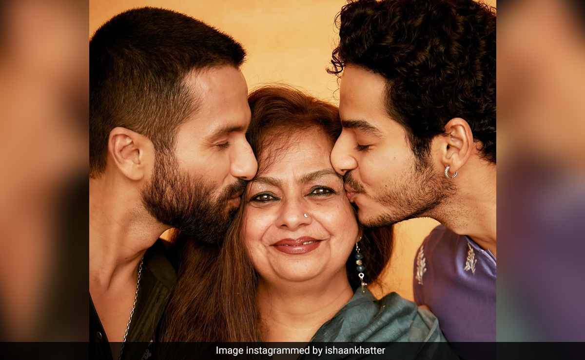 Shahid Kapoor And Ishaan Khatter's Birthday Wishes For Mom Neelima Azeem: "No One Can Love Like You"