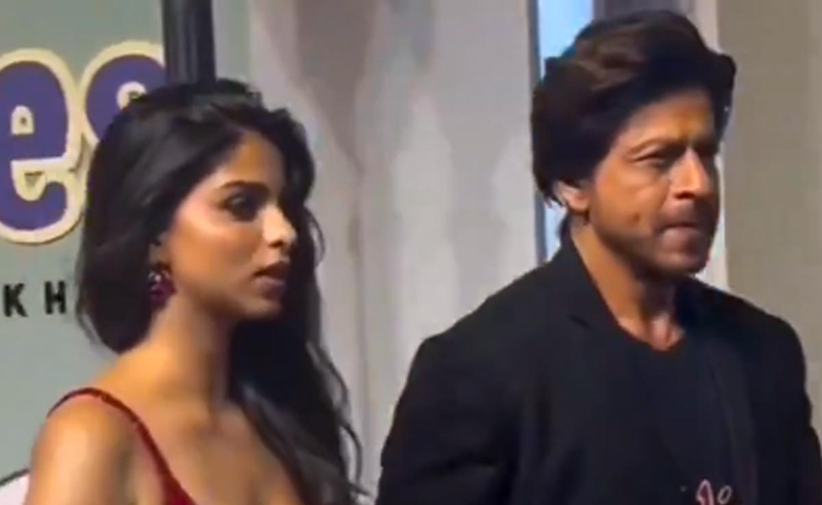 Viral: Old Video Of Shah Rukh Khan Manifesting Suhana In Red On Red Carpet. It Happened For Real Last Night