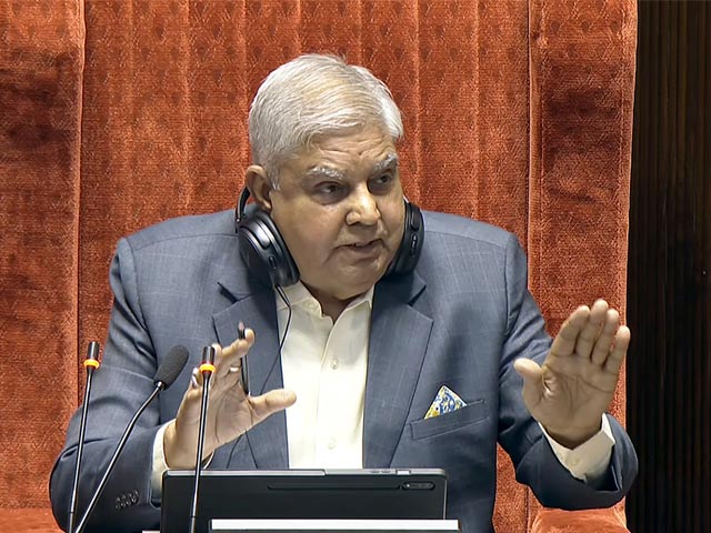 VP Dhankhar On M Kharge Entering Well Of Rajya Sabha Over NEET Controversy