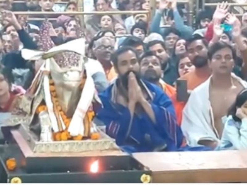 महाभारत फेम Arpit Ranka महाकालेश्वर मन्दिर पहुंचे, दर्शन कर भस्म आरती में हुए शामिल