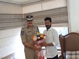 Telangana Top Cop Meets State Congress Chief During Counting, Suspended Telangana Top Cop Meets State Congress Chief During Counting, Suspended