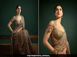 Vaani Kapoor In A <i>Kashida Saree</i> Is A Fresh Break From The Christmas Fashion Fatigue Vaani Kapoor In A <i>Kashida Saree</i> Is A Fresh Break From The Christmas Fashion Fatigue