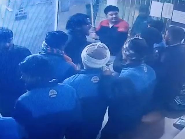 Video: Drunk Men Assault Guards With Stick In Noida Housing Complex