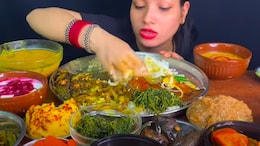 YouTuber Devours Massive Indian Veg Feast In Mukbang Video But Internet Is Divided