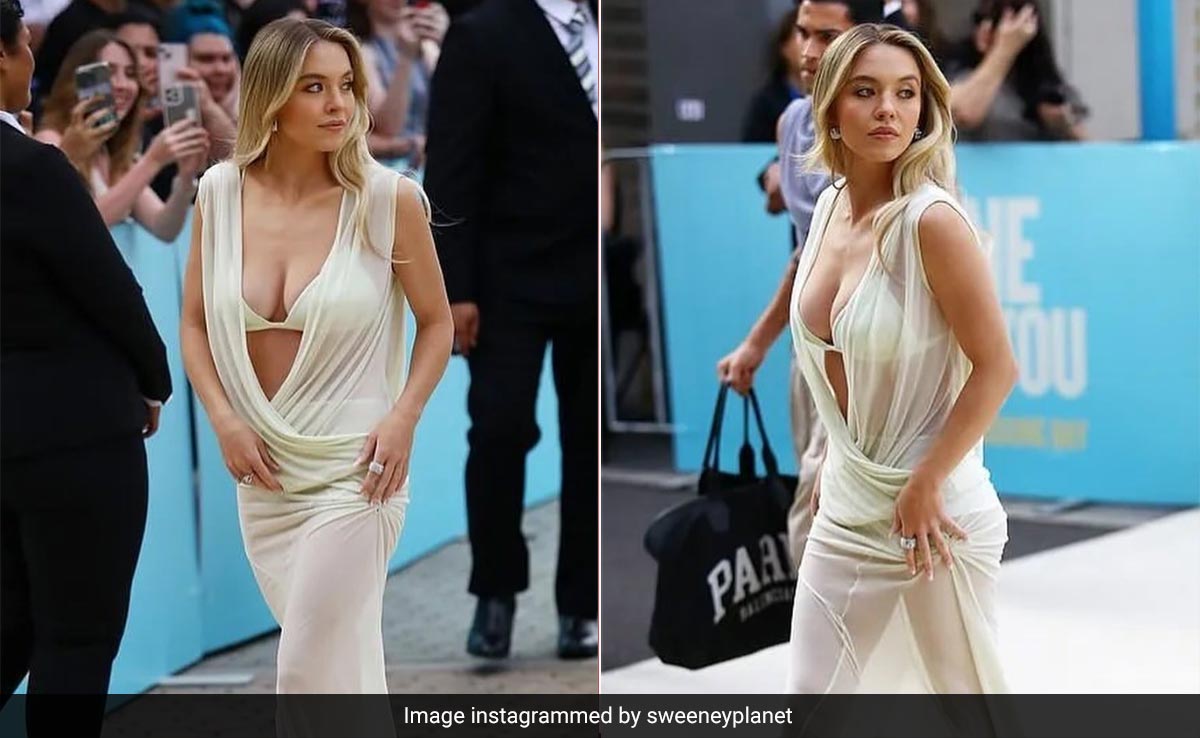 Sydney Sweeney's Pastel Chiffon Dress Is Minimal Only In Essence, Not Effect