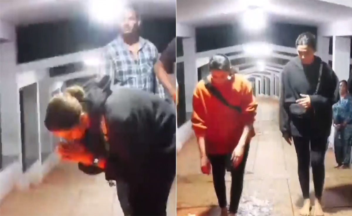 Deepika Padukone And Sister Anisha Visit Sri Venkateswara Temple At Tirumala