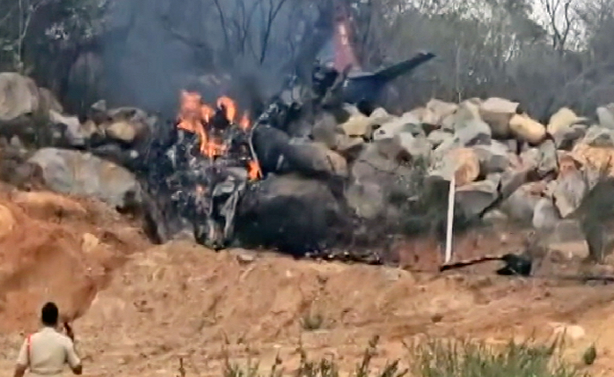 2 Pilots Killed In Air Force Trainer Aircraft Crash In Telangana